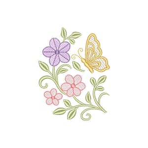 Floral e Borboleta