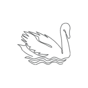 Cisne Minimalista (Contorno)