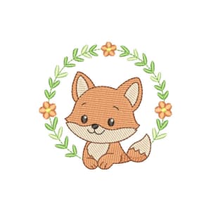 Raposinha em Moldura (Pontos Leves)
