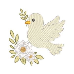 Pomba Espírito Santo (Quick Stitch)