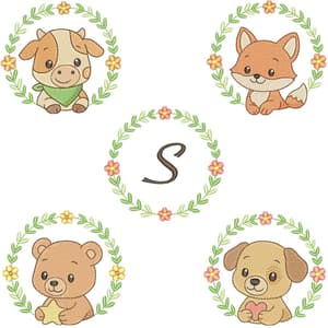  Animais em Moldura (Pontos Leves)
