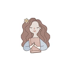 Menina com Livro