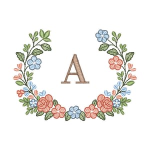 Moldura Floral (Pontos Leves)