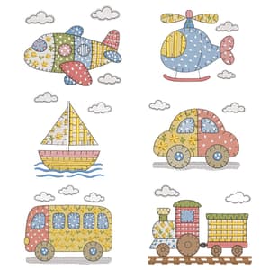 Meios de Transportes Patchwork (Pontos Leves)