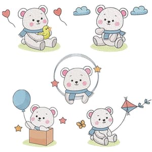  Ursinho Cute Encantador (Pontos Leves)