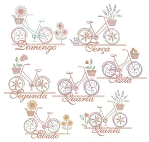  semaninha Bike Floral