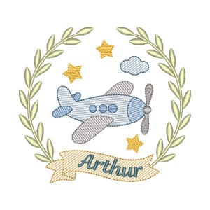 Avião com Moldura (Pontos Leves)