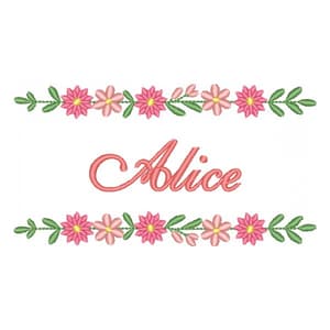 Arranjo de Flores com Nome