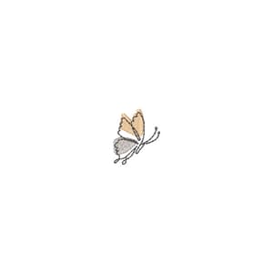 Boborboleta Estilizado (Pontos Leves)