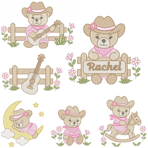 Ursinha Cowgirl (Pontos Leves)