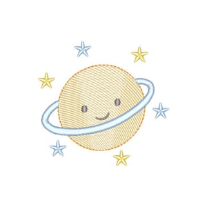 Planeta Fofo com Estrelas (Pontos Leves)