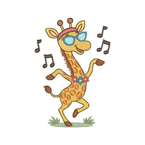 Girafa Dançando (Pontos Leves)