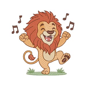 Leão Dançando (Pontos Leves)