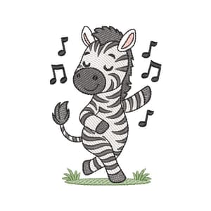 Zebra Dançando (Pontos Leves)