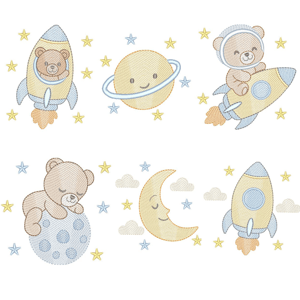  Ursinho Astronauta (Pontos Leves)