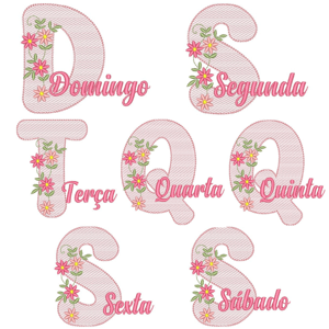  Semaninha Encanto Floral (Pontos Leves)