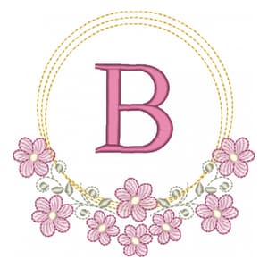 Moldura Floral (Pontos Leves)