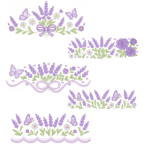  Barrados e Barrinhas com Lavanda