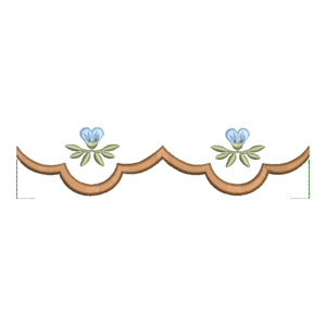 Barrinha Decorativa Floral
