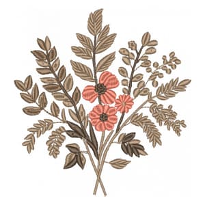 Floral Vermelho