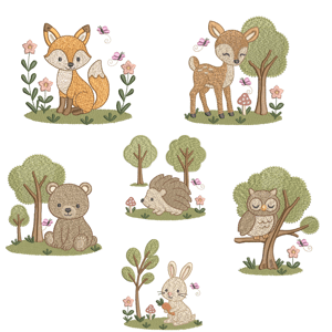  Animais da Floresta (Pontos Leves)