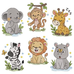  Animais Safari (Pontos Leves)