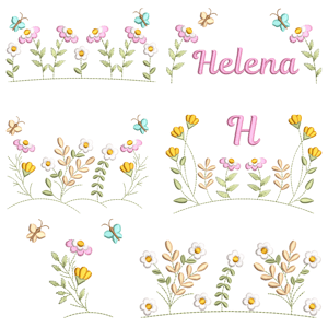  Floral Tulipas e Margaridas