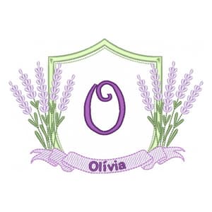 Moldura com Lavandas (Pontos Leves)