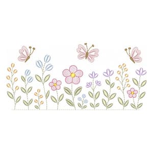 Jardim com Borboletas