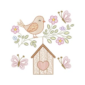 Passarinho com Casinha (Pontos Leves)