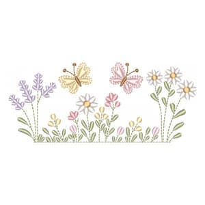 Jardim com Borboletas (Pontos Leves)