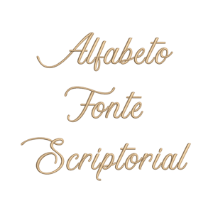  Alfabeto Fonte Scriptorial