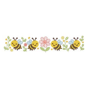 Barrinha e Abelha com Floral (Pontos Leves)