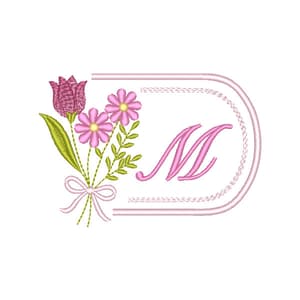 Moldura Floral Delicada Editável (Pontos Leves)