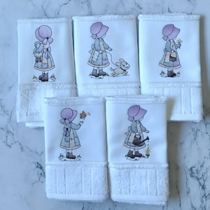 Sunbonnet Patchwork (Pontos Leves)