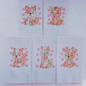  Animais Patchwork Menina (Pontos Leves)