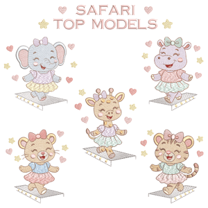  Safári Top Models (Pontos Leves)
