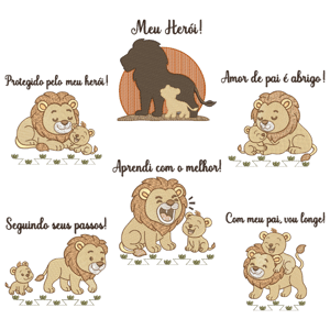  Leão Pai e Filho (Pontos Leves)