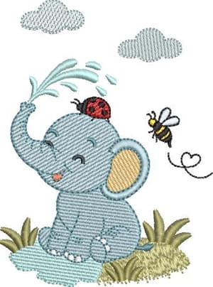 Elefante Infantil (Pontos Leves)