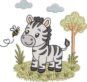 Zebra Infantil (Pontos Leves)