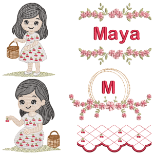  Menina Cereja ( Pontos Leves )