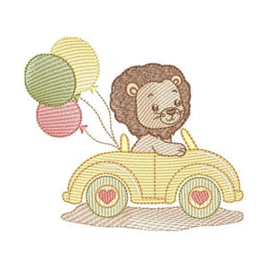 Safari Leao no Carrinho (Pontos Leves)