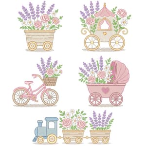 Transporte com Flores e Lavanda (Pontos Leves)
