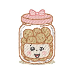 Pote de Biscoito Divertido (Pontos Leves)