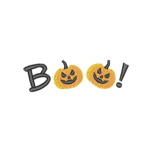 Halloween Boo Abóboras