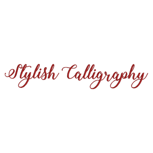  stylish calligraphy demo (Pontos Leves)