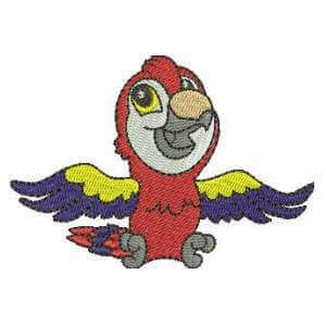 Macaw Embroidery Design
