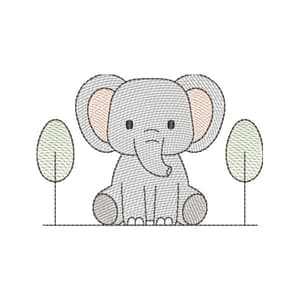Elefantinho Safari Infantil (Pontos Leves)