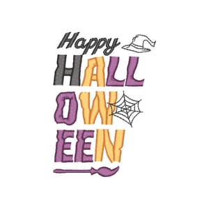 Happy Halloween Vassoura