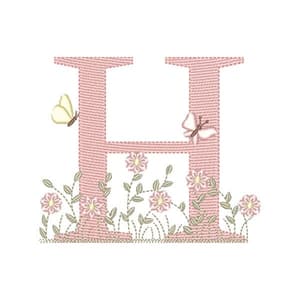  Letra H Alfabeto Jardim Encantado (Pontos Leves)
